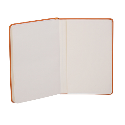 Ежедневник недатированный "Милан", А5, покрытие soft touch, оранжевый