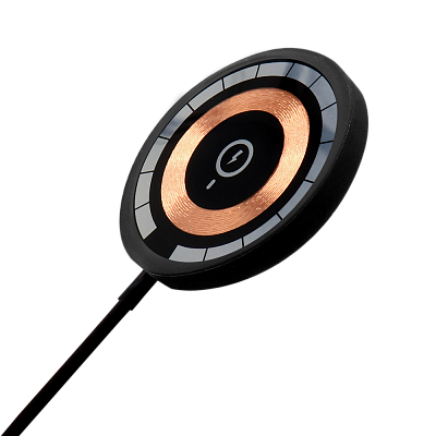 Беспроводное магнитное зарядное устройство Aphia 15W To Go  (Черный/черный)