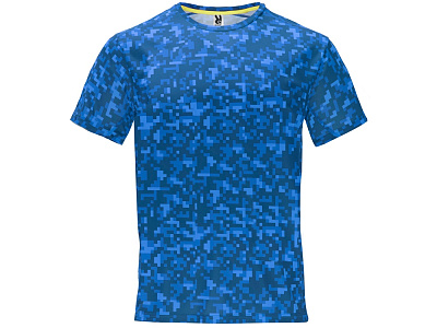 Спортивная футболка Assen мужская (Пиксельный королевский синий)