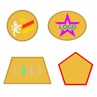 Шеврон из габардина Gabo L  (Желтый)