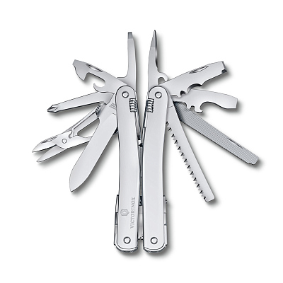 Мультитул VICTORINOX SwissTool Spirit MX 105 мм 24 функции серебристый в нейлоновом чехле