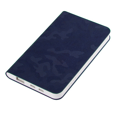 Универсальный аккумулятор "Tabby" (5000mAh), темно-синий, 7,5х12,1х1,1см (Тёмно-синий)