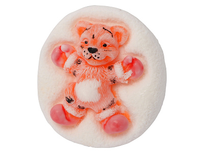 Мыло ручной работы Тигренок Да Винчи (Белый/оранжевый) Мыло ручной работы Тигренок Да Винчи (Белый/оранжевый)