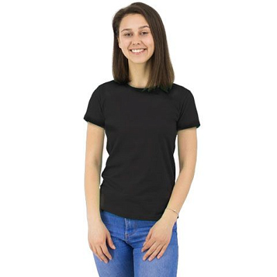 Футболка Star Lady, женская (черный, S) (Чёрный)