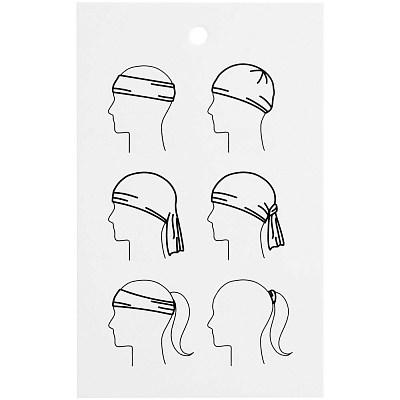 Многофункциональная бандана Dekko, черная