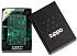 Зажигалка ZIPPO Pattern с покрытием Glow In The Dark Green, латунь/сталь, черно-зеленая, 38x13x57 мм - Фото 6