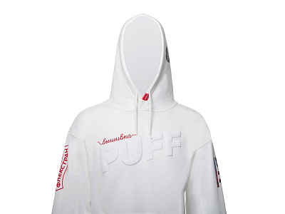 Худи оверсайз Alpha.01 унисекс, с миксом видов нанесения