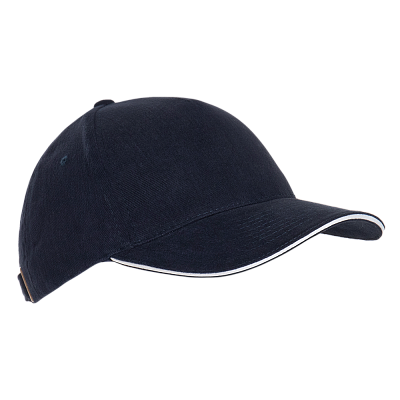 Бейсболка с кантом STAN 5 клиньев хлопок 280, 11K (Тёмно-синий)