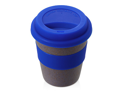 Стакан из бамбукового волокна Café (Серо-коричневый/темно-синий)