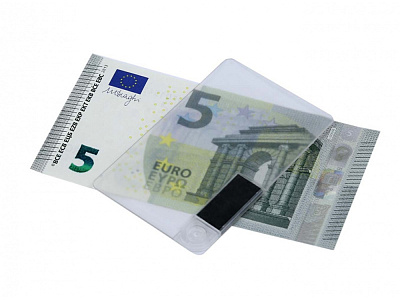 USB 2.0- флешка на 64 Гб в виде прозрачной пластиковой карты (Прозрачный)