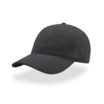 Бейсболка CREEP, 6 клиньев, металлическая застежка (Тёмно-серый)