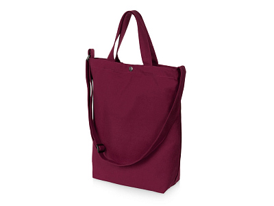 Сумка Helfer на кнопке с регулирующейся лямкой (Бордовый)