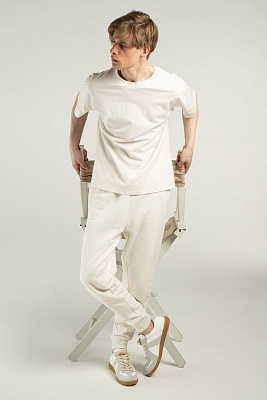 Футболка унисекс оверсайз T3, синяя (Белый)