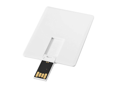 USB-флешка на 2 Гб Slim Card (Белый)