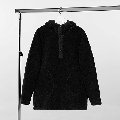 Анорак унисекс Oblako, голубой (Чёрный)