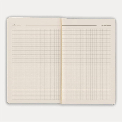 Тетрадь SLIMMY, 140 х 210 мм,  черный с красным, бежевый блок, в клетку