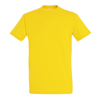 Футболка мужская IMPERIAL , 3XL, 100% хлопок, 190 г/м2 (Желтый)