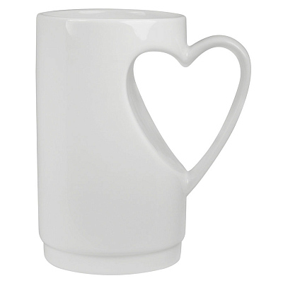 Кружка  "Сердце" в подарочной упаковке (Белый)