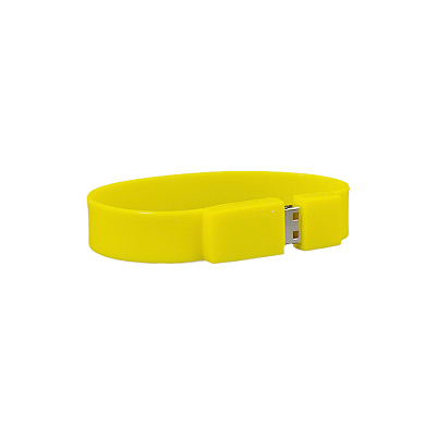 Браслет 01 Браслет промо, зеленый, 4Гб, переходник мини-пвх