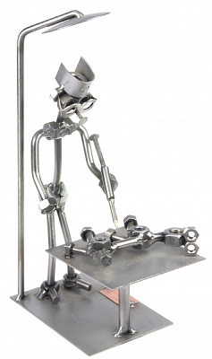 Ветеринар Фигурки из металла HINZ &amp; KUNST (Серо-черный)