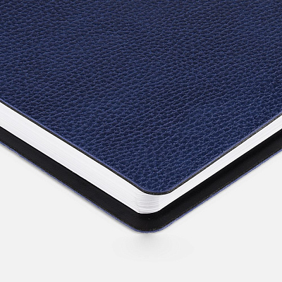 Ежедневник Strep Front на заказ, недатированный, темно-синий