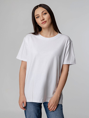 Футболка унисекс Tervu, черная (Белый)