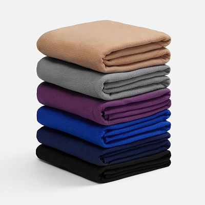 Флисовый плед Warm&Peace, фиолетовый