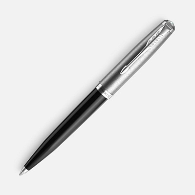 Ручка шариковая Parker 51 Black CT, черная (Черный)
