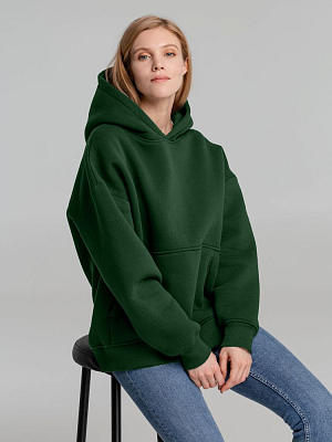 Худи Kulonga Oversize, темно-зеленое