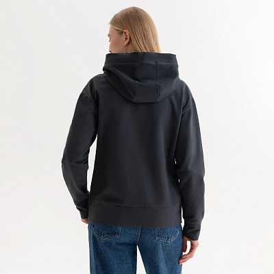 Худи с капюшоном, унисекс Алекс (Alex) антрацит, размер M