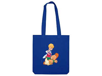 Сумка из плотного хлопка Карлсон, 220 г/м2 (Синий классический)