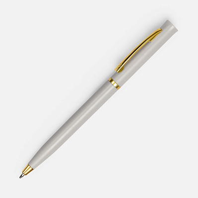 Ручка шариковая Euro Gold, серая (Серый)