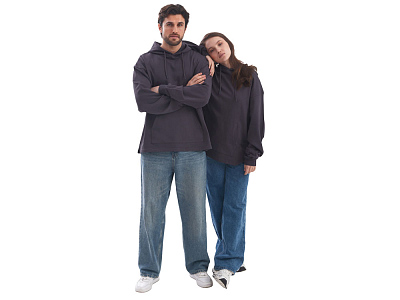 Худи оверсайз Alpha.01 унисекс