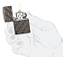 Зажигалка ZIPPO Armor® с покрытием High Polish Black Ice®, латунь/сталь, чёрная, 38x13x57 мм - Фото 5