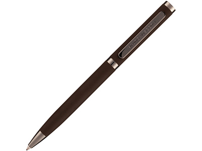 Ручка металлическая шариковая Firenze, софт-тач (Коричневый)