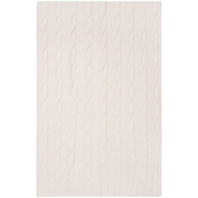 Плед Snefald, жемчужно-белый