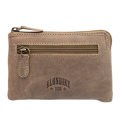 Ключница KLONDIKE «Tom», натуральная кожа в светло-коричневом цвете, 11 х 7,5 см (Коричневый)