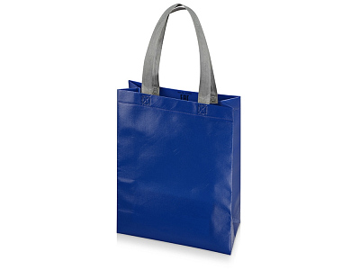 Сумка для шопинга Utility ламинированная, 110 г/м2 (Синий глянцевый)