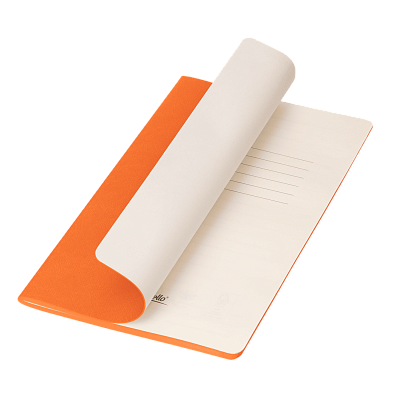 Блокнот Корса слим (Corsa slim), оранжевый (Оранжевый, бежевый)