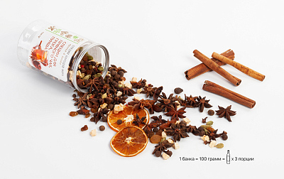 Набор подарочный "Pleasure": термос "Финикс", специи, черный