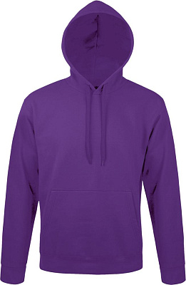 Толстовка с капюшоном Snake 280, темно-фиолетовая (Фиолетовый)