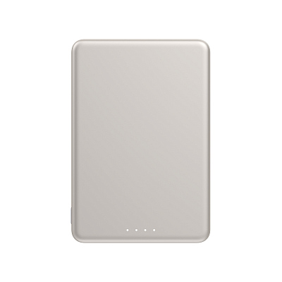Беспроводной магнитный ПЗУ Xiaomi Super Slim Magnetic Power Bank 5000, золото