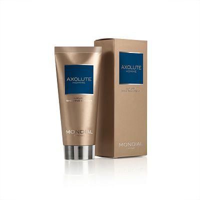 Крем для бритья в тубе MONDIAL AXOLUTE HOMME LUXURY SHAVING CREAM SOFT 100 мл