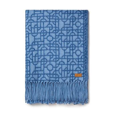 Плед VINGA Verso, 130х170 см (Синий;)