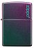 Зажигалка ZIPPO Logo с покрытием Iridescent, латунь/сталь, фиолетовая, матовая, 38x13x57 мм - Фото 2