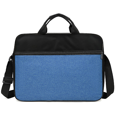 Сумка для документов SHUFFLE, синяя (Синий + чёрный)