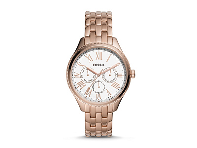 Часы наручные, мужские (Корпус- розовое золото, циферблат- белый, крепление- розовое золото)