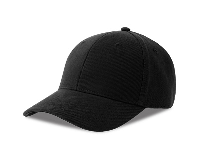 Бейсболка PILOT-S, 6 клиньев, металлическая застёжка, 355 (Чёрный)