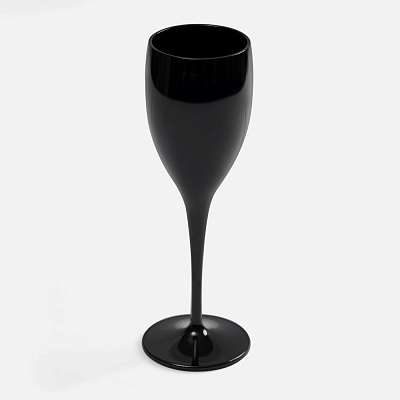 Бокал для шампанского Empresa, черный (Чёрный)