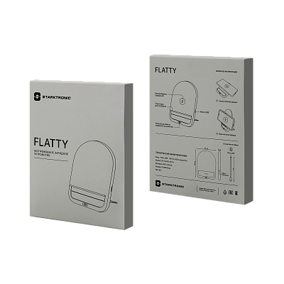 Беспроводное зарядное устройство Flatty ST (черный)